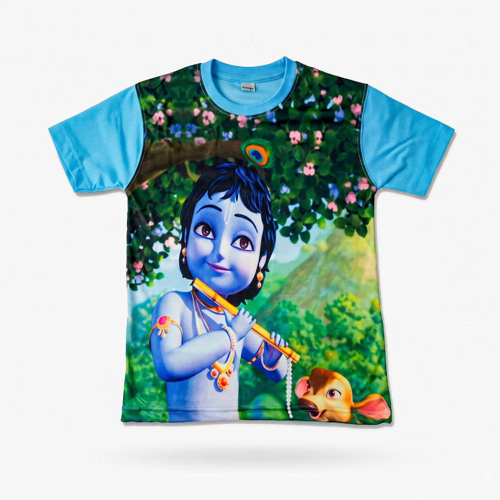 Digital Print T-Shirt Mix Hosiery( 6 year )