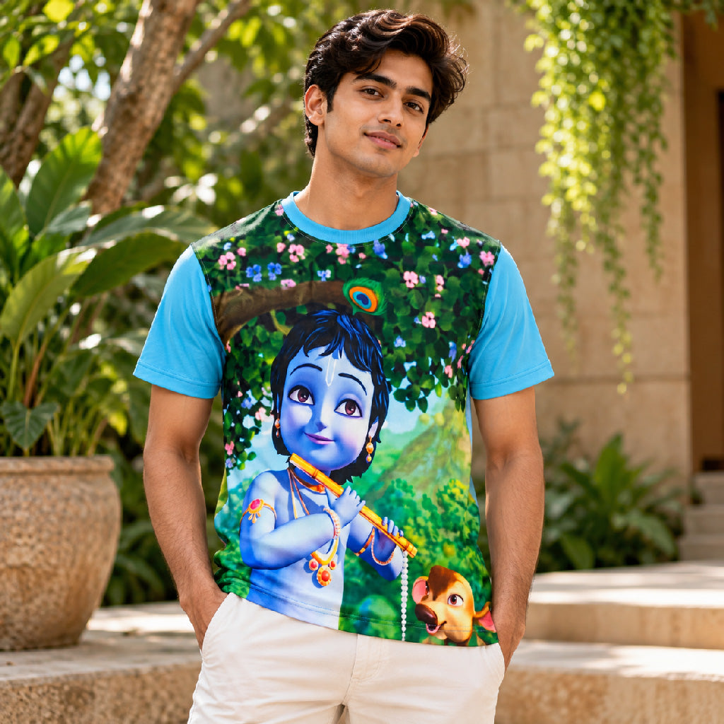 Digital Print T-Shirt Mix Hosiery( 6 year )