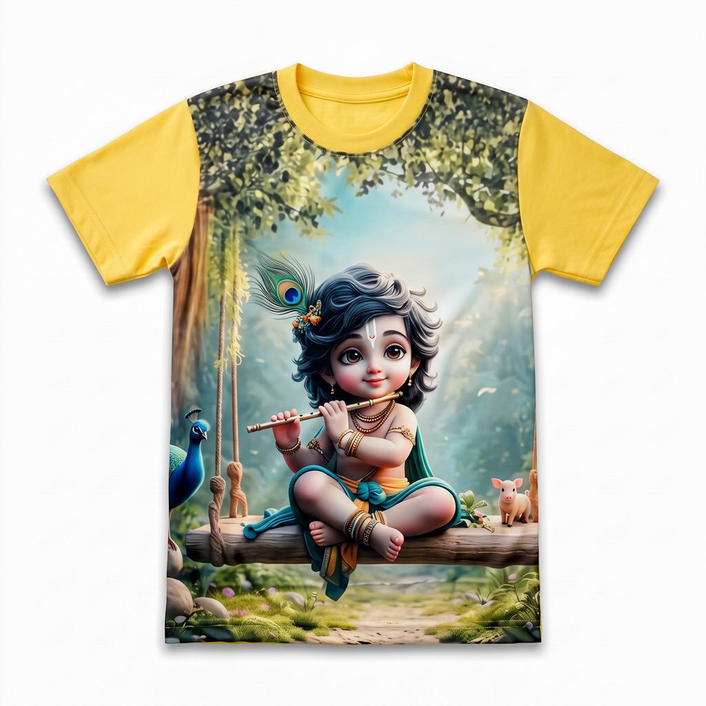 Digital Print T- shirt Mix Hosiery ( 5 year )
