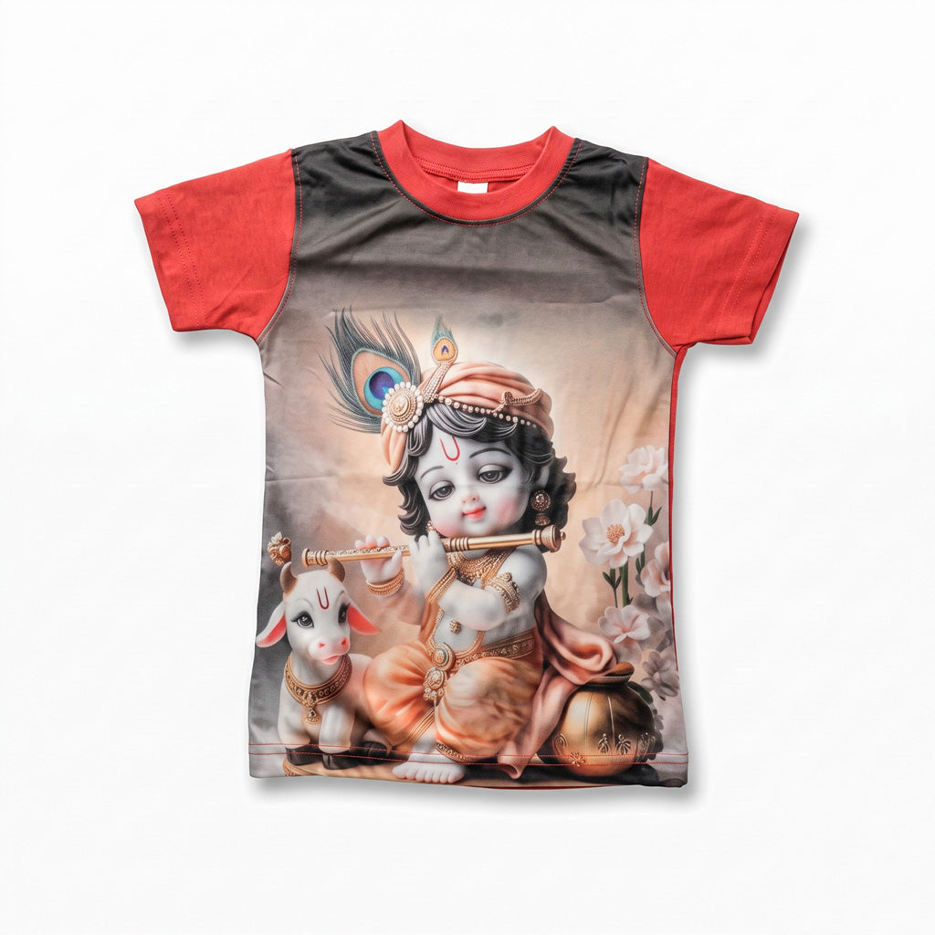 Digital Print T - Shirt Mix Hosiery ( 2 year )