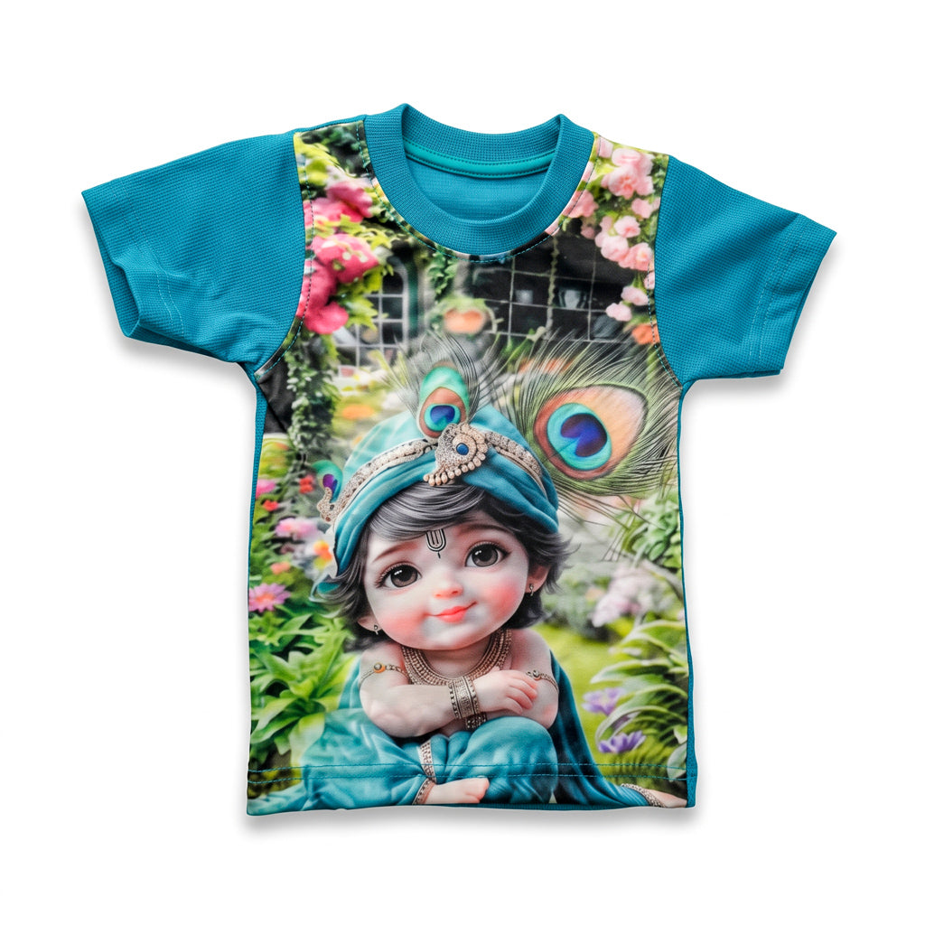 Digital Print T - Shirt  Mix Hosiery ( 0 year )