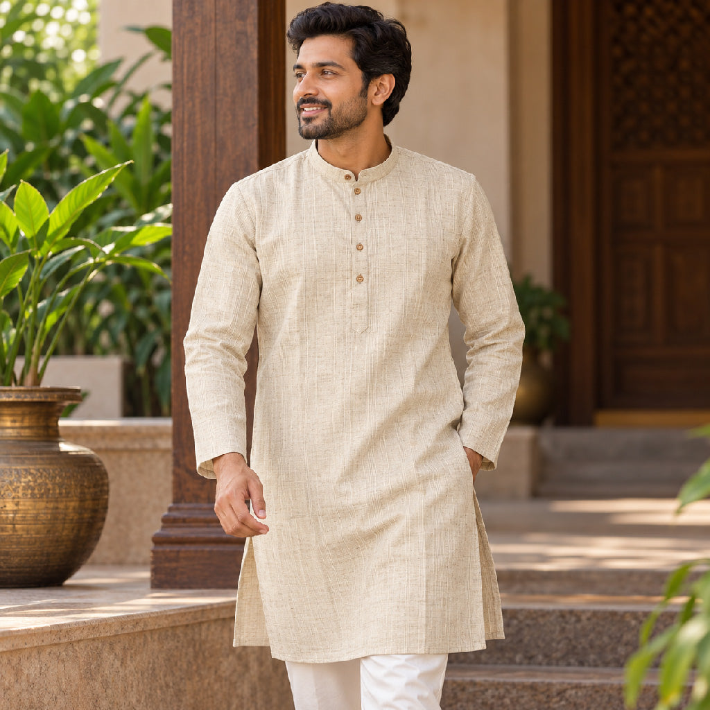 Modi Kurta Khadi Linen 42/XL
