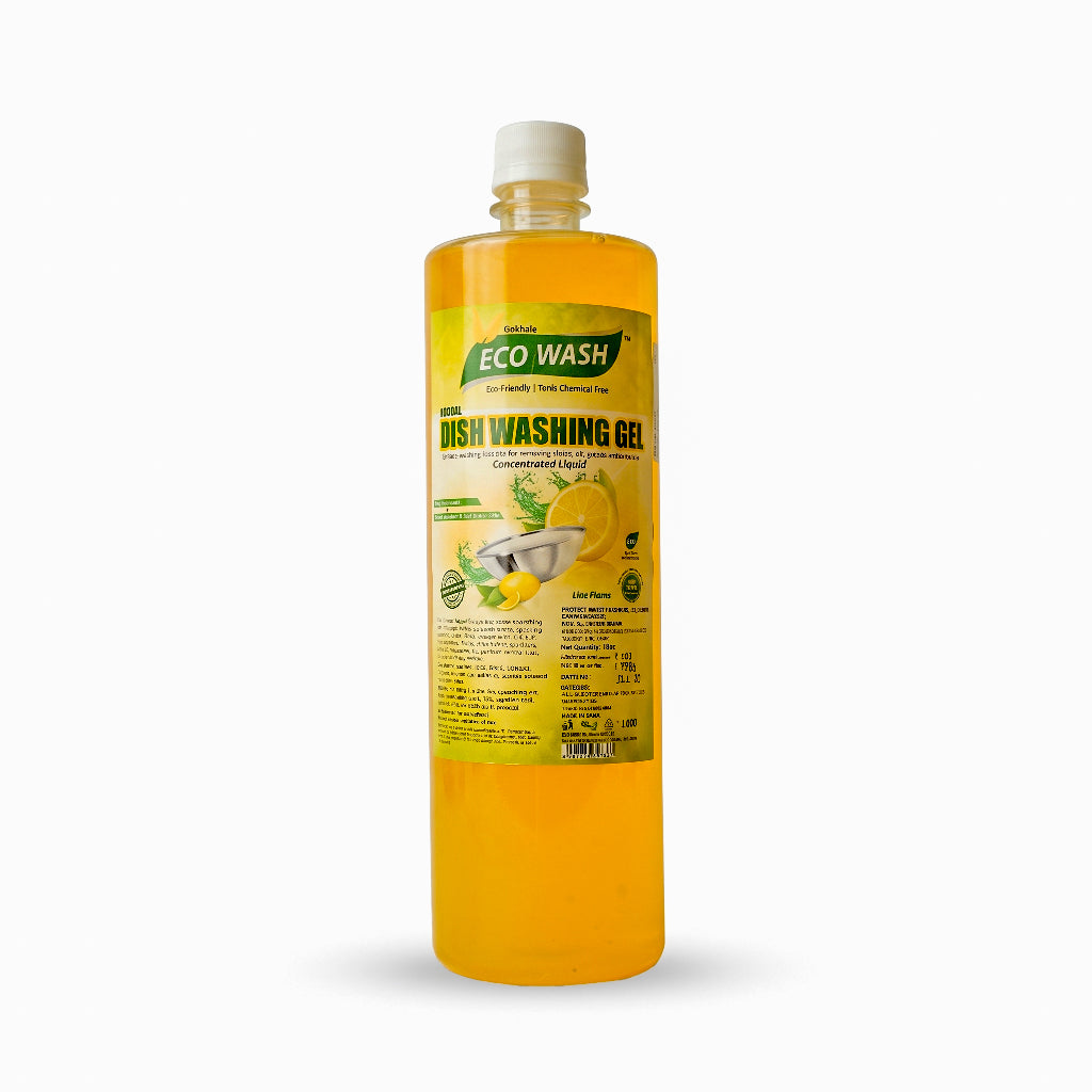 Eco Wash Dish Washing Gel Lime ( 1 liter )