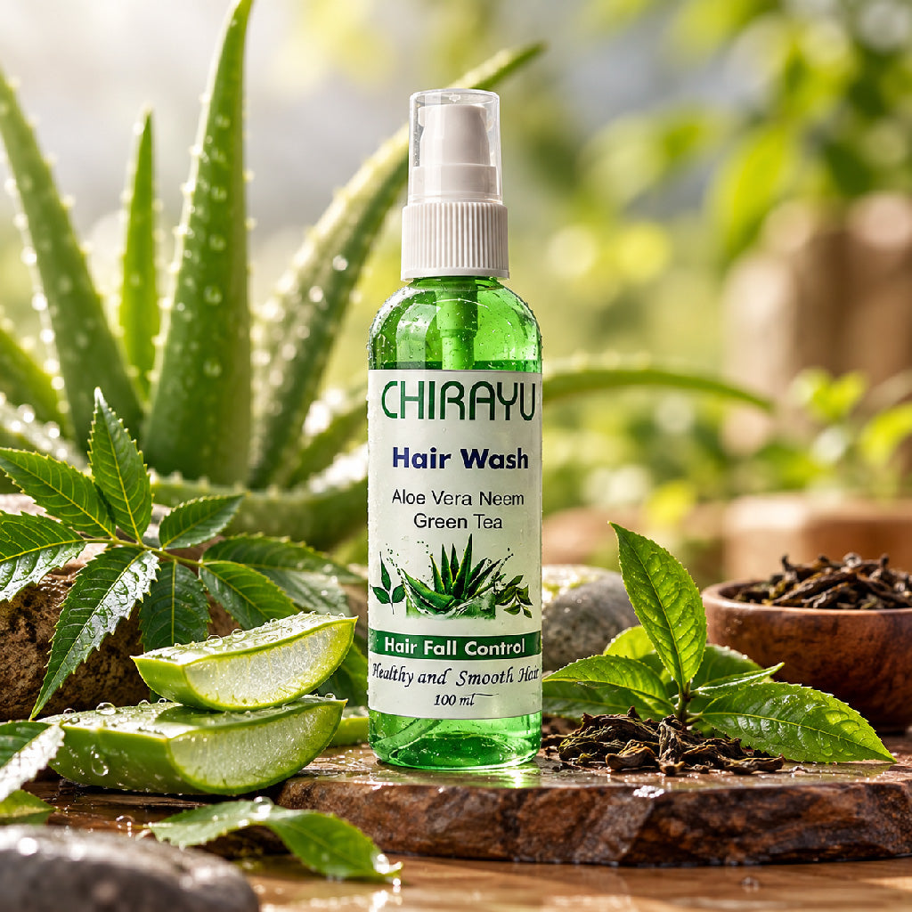 Hair Wash - Aloe Vera Neem Green Tea - 100ML