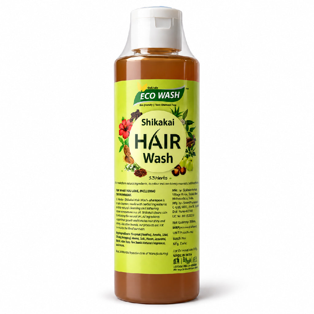 Eco Wash Reetha Shikai Cleanser ( 200 ML )