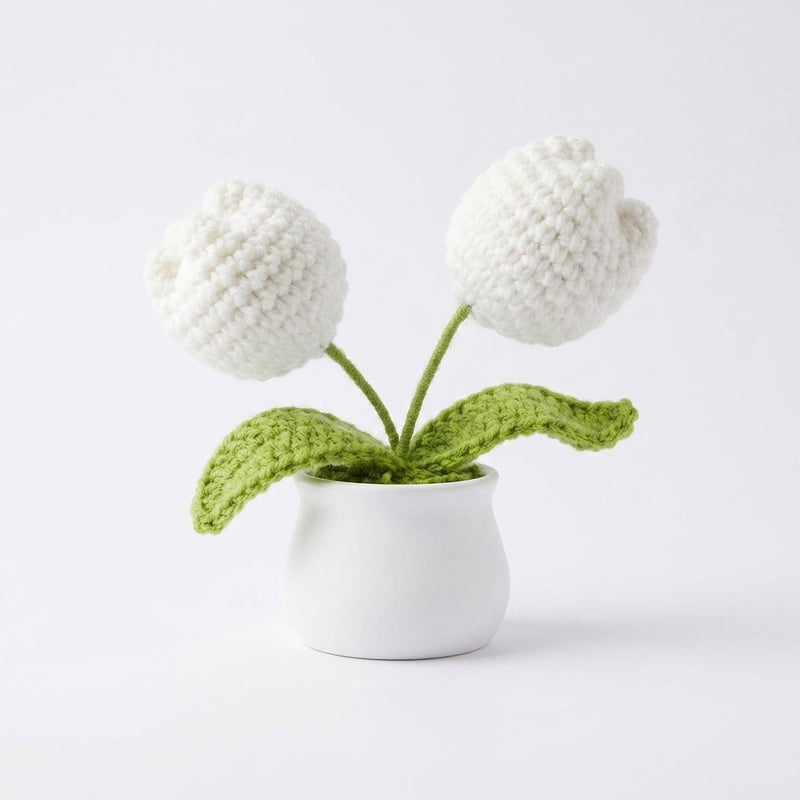 Hand made Crochet Flower Pot - 57376