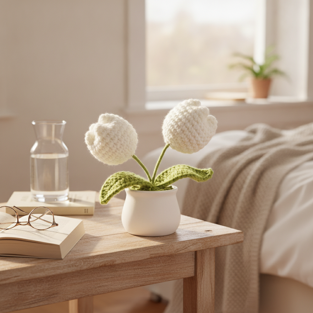 Hand made Crochet Flower Pot - 57376