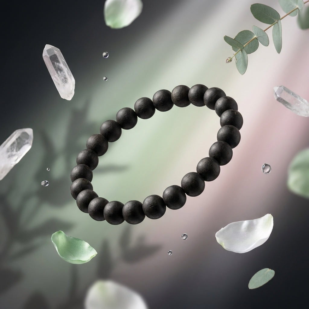 Natural Ebony Bracelet 8mm