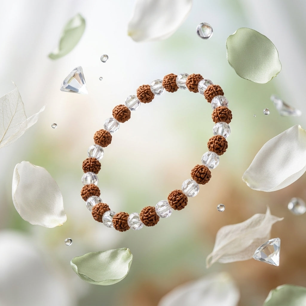 Rudraksha Beads Spiritual Healing Bracelet