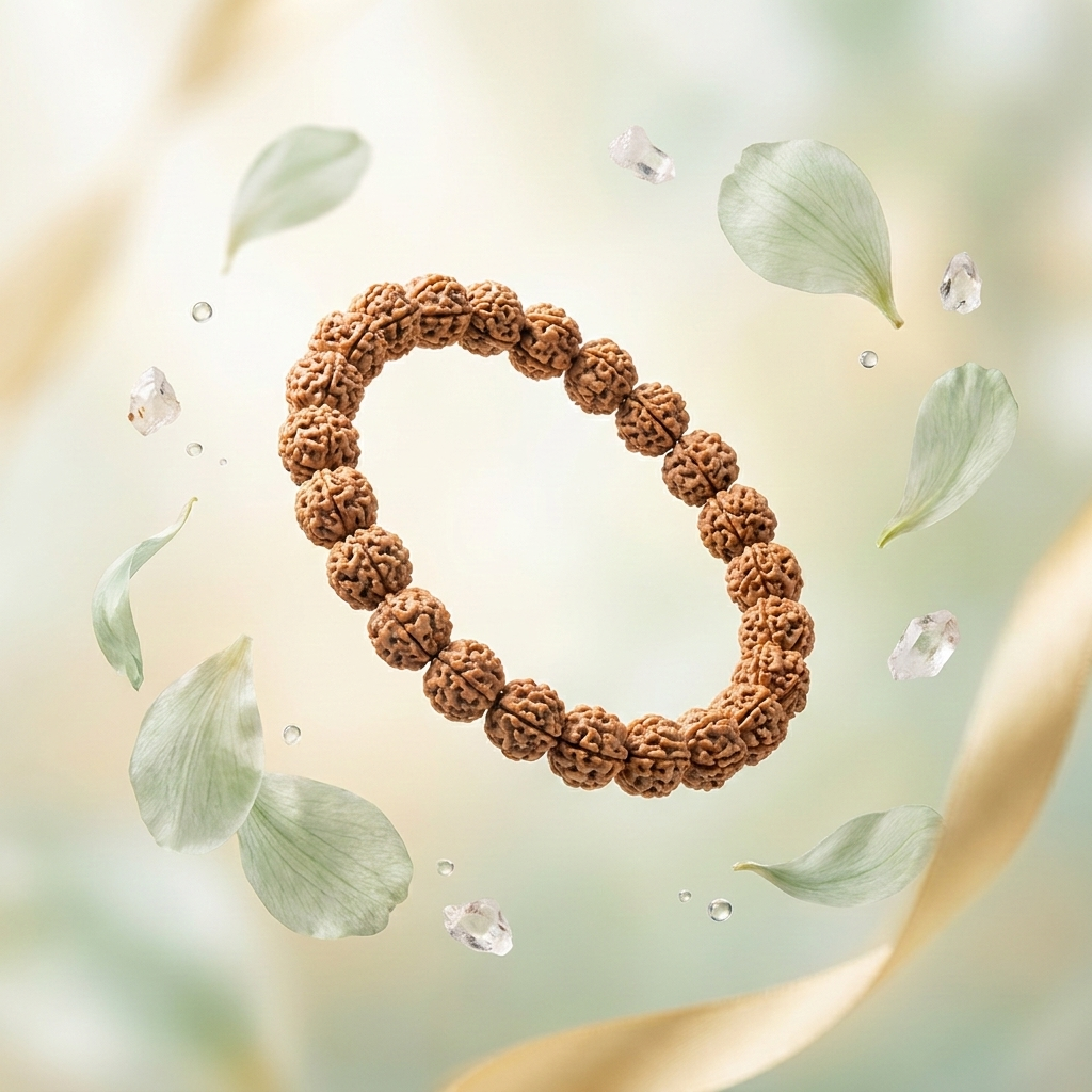 Rudraksha Beads Bracelet – Natural Spiritual Wrist Mala
