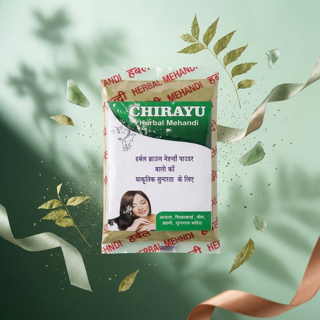 Herbal Brown Hair Mehandi: Natural Color & Conditioning Blend