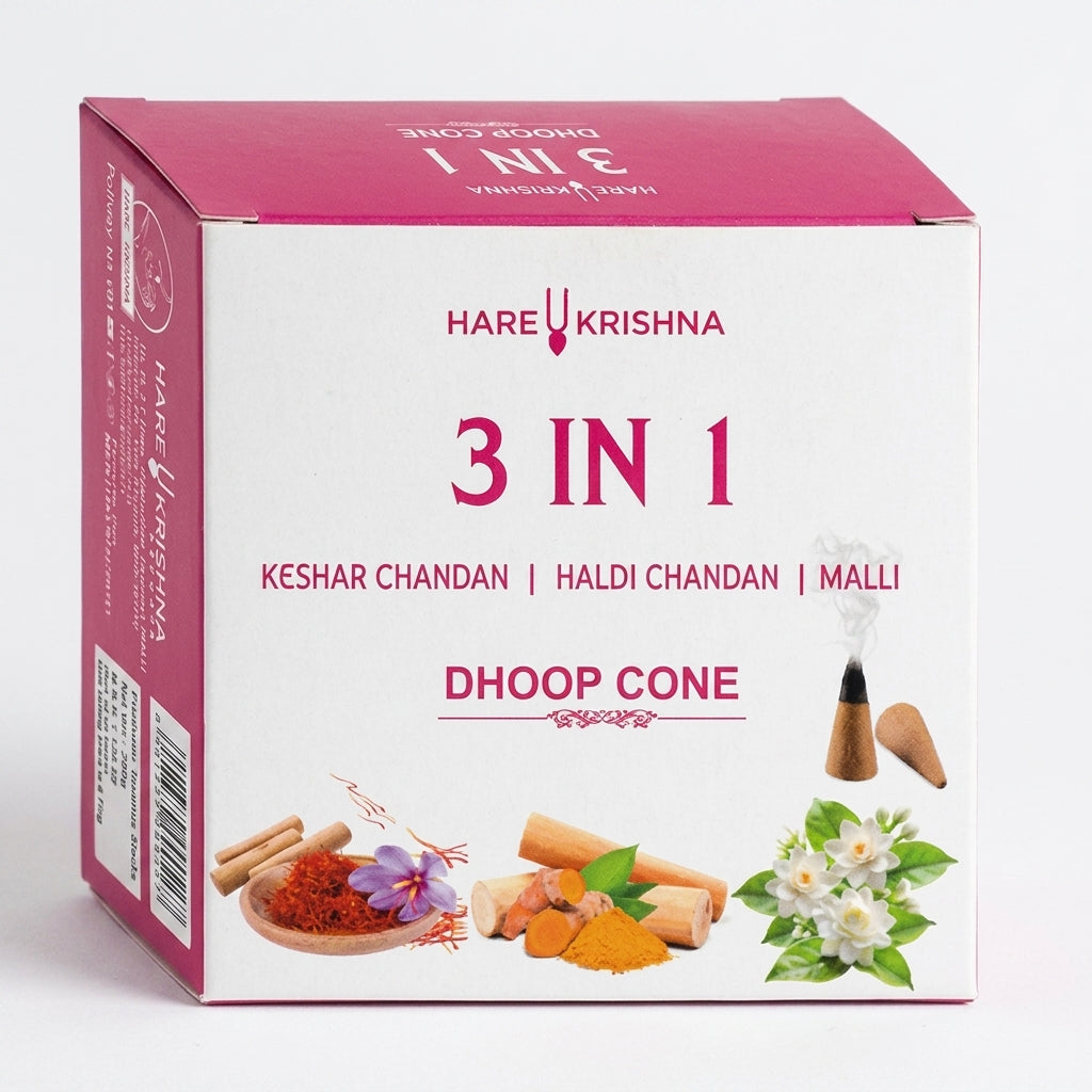 Premium 3-in-1 Dhoop Cones