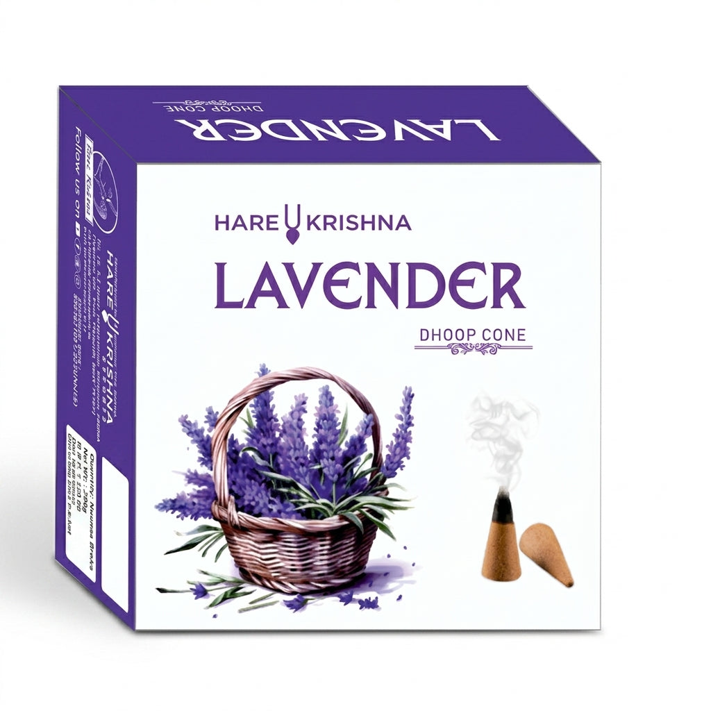 Lavender Dhoop Cones 200 GM