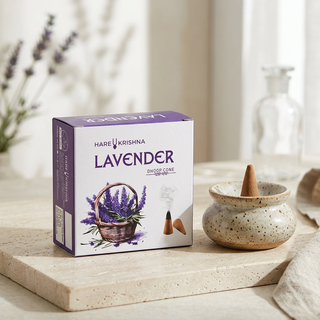 Lavender Dhoop Cones 200 GM
