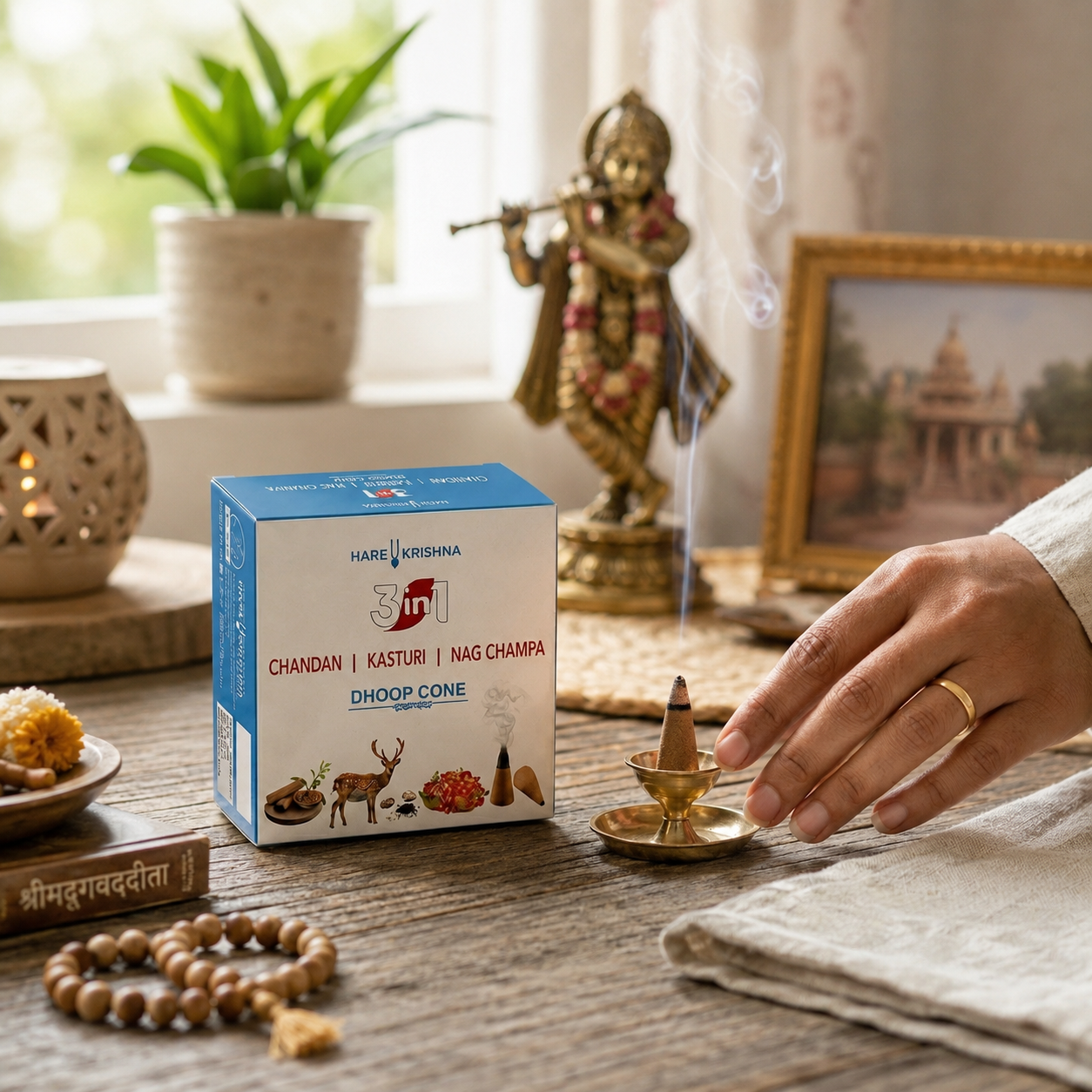 Premium 3-in-1 Dhoop Cones