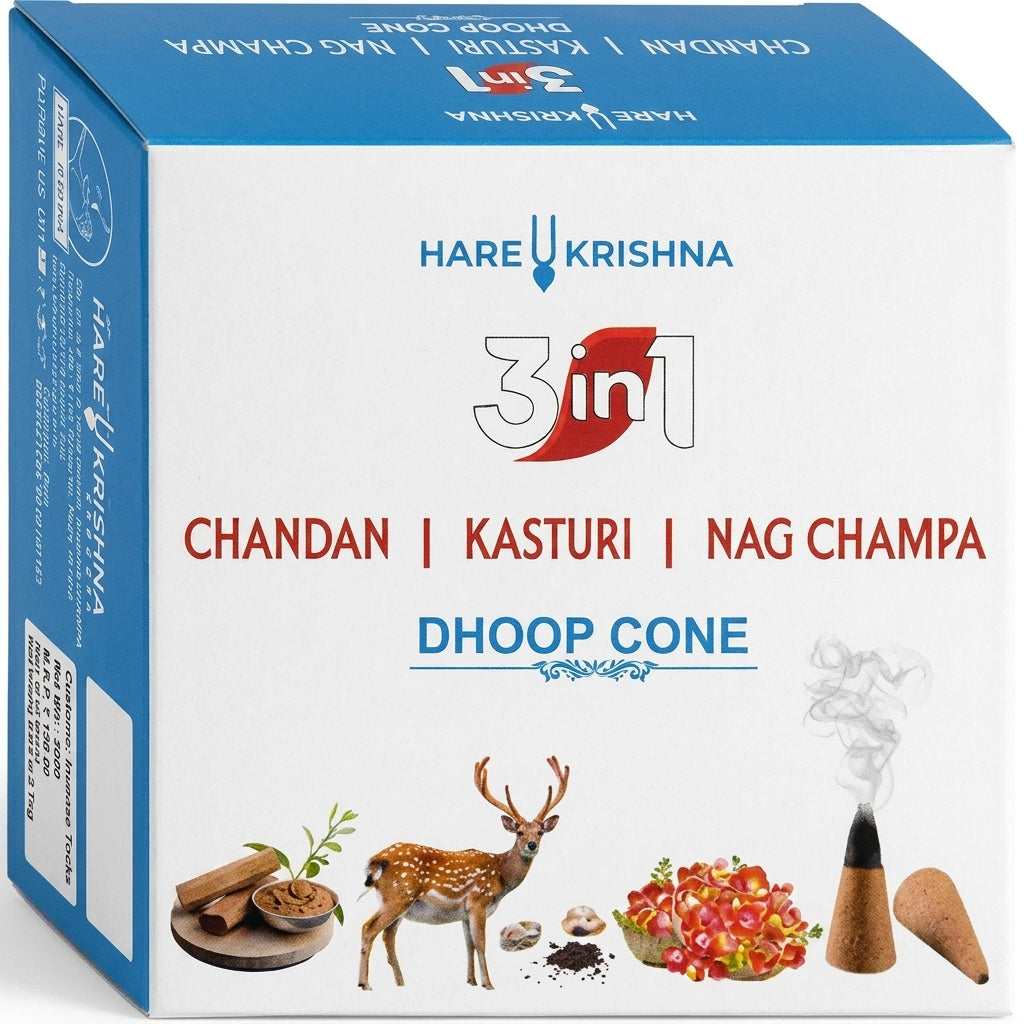 Premium 3-in-1 Dhoop Cones