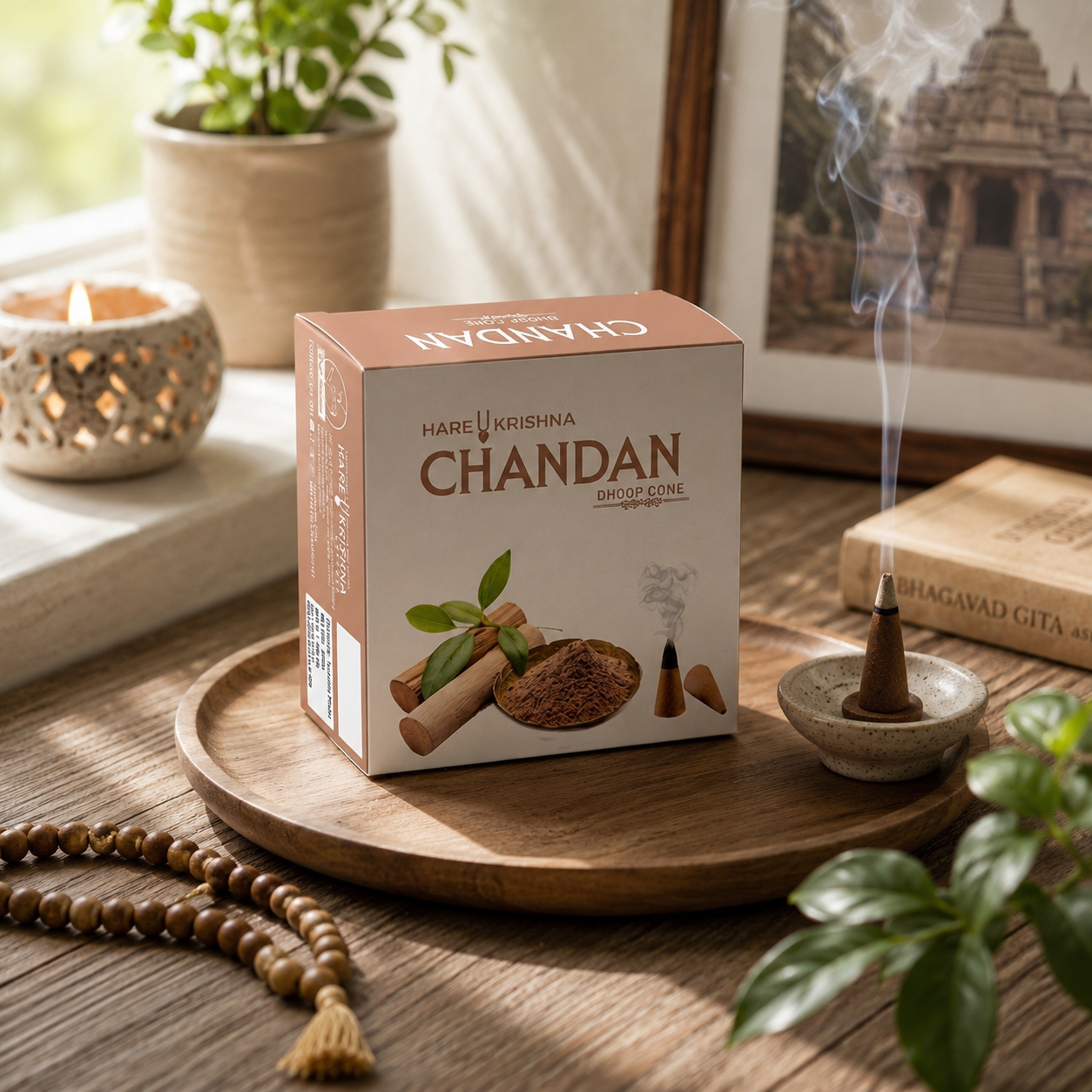 Premium Chandan (Sandalwood) Dhoop Cones