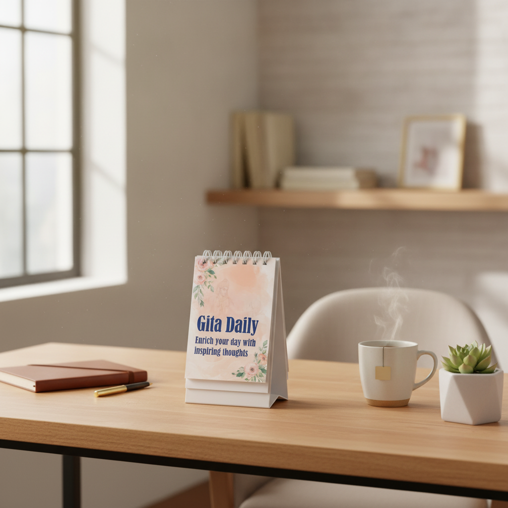 Gita Daily Thoughts Calendar – English Edition