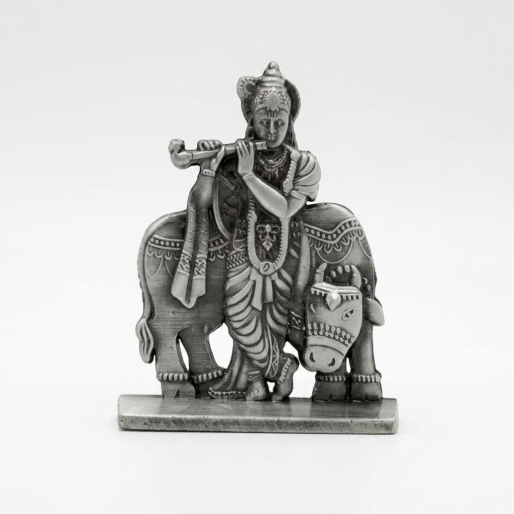 GOD STAND -  CAR DASHBOARD - COW KRISHNA JK