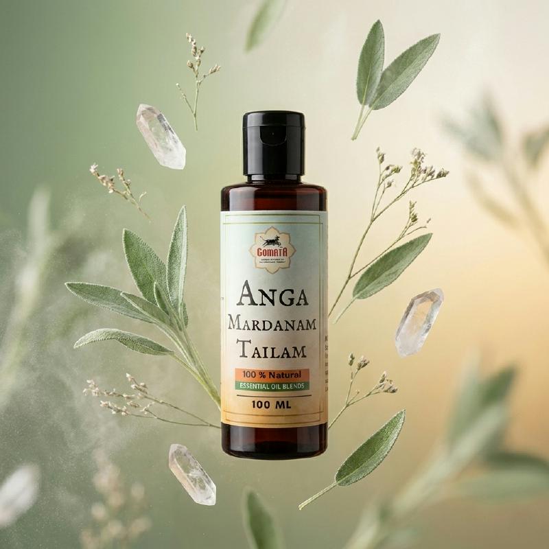 Gomata Angamardanam Tailam – Traditional Cow Care Oil (100 ml)