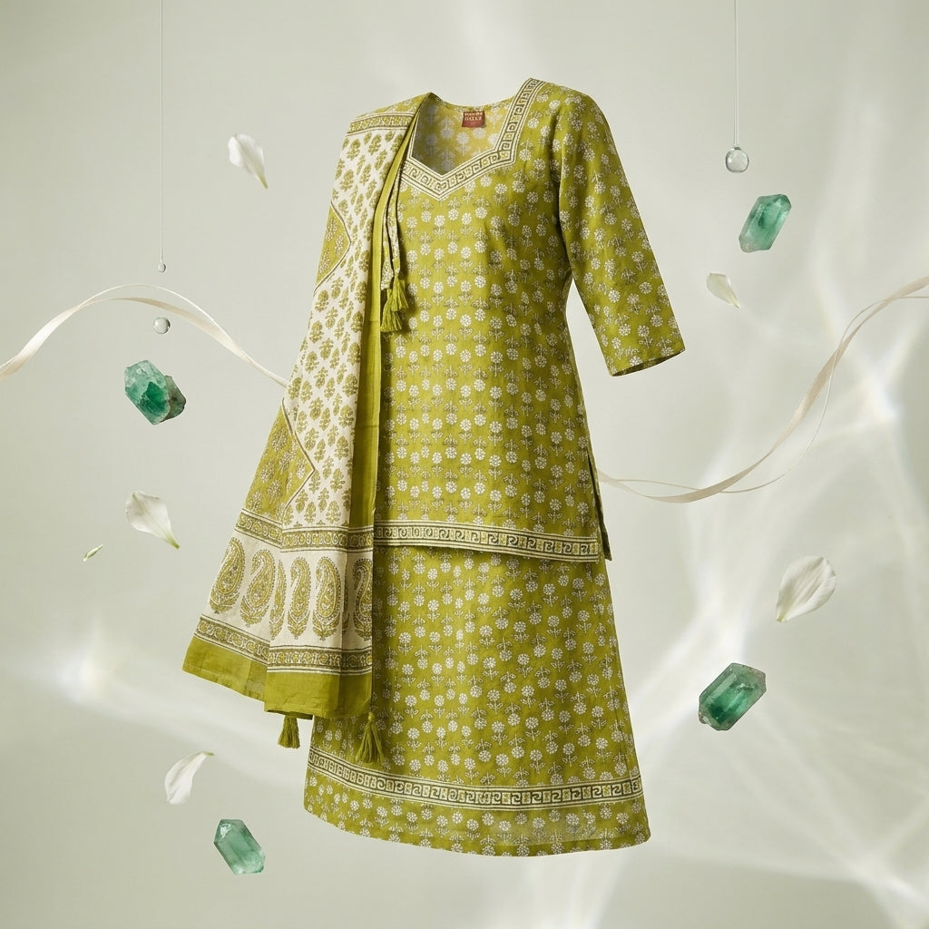 Gopi Skirt and Top Set Size 36