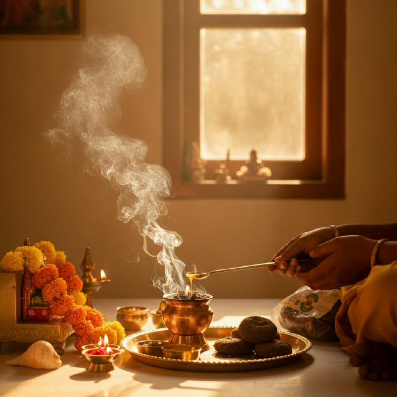 Goseva Cow Dung Cakes for Puja & Havan