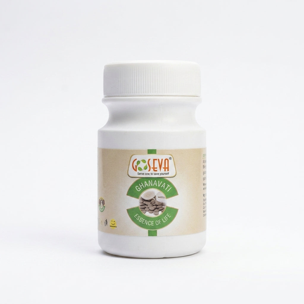Gomutra Ghanavati: Cow Urine Extract Tablets (120 Tablets)