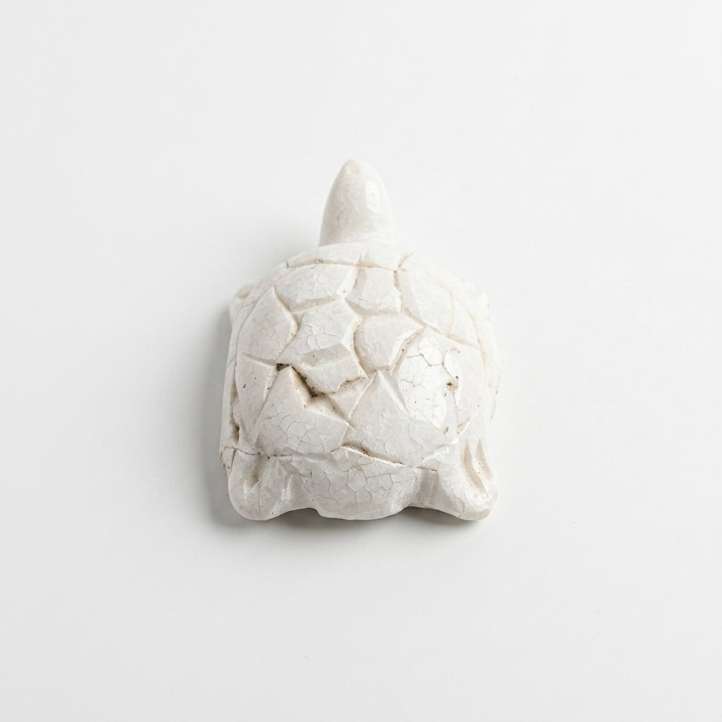 HOA 1-Inch White Marble Tortoise