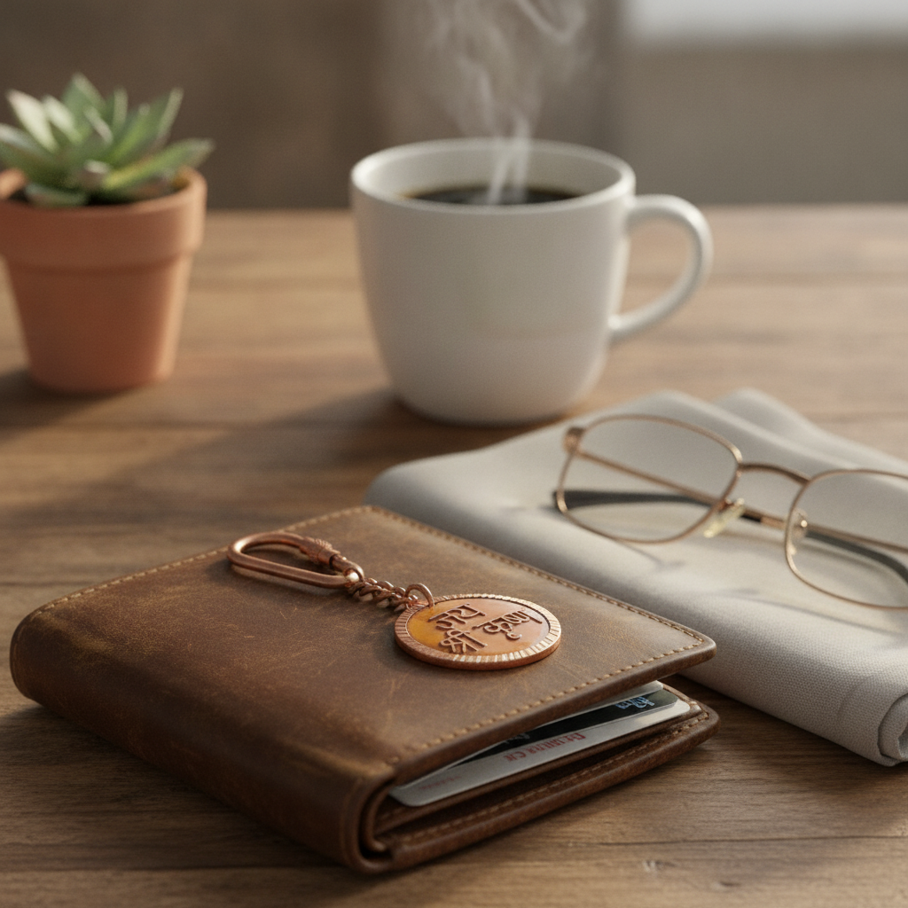 Pure Copper Keychain