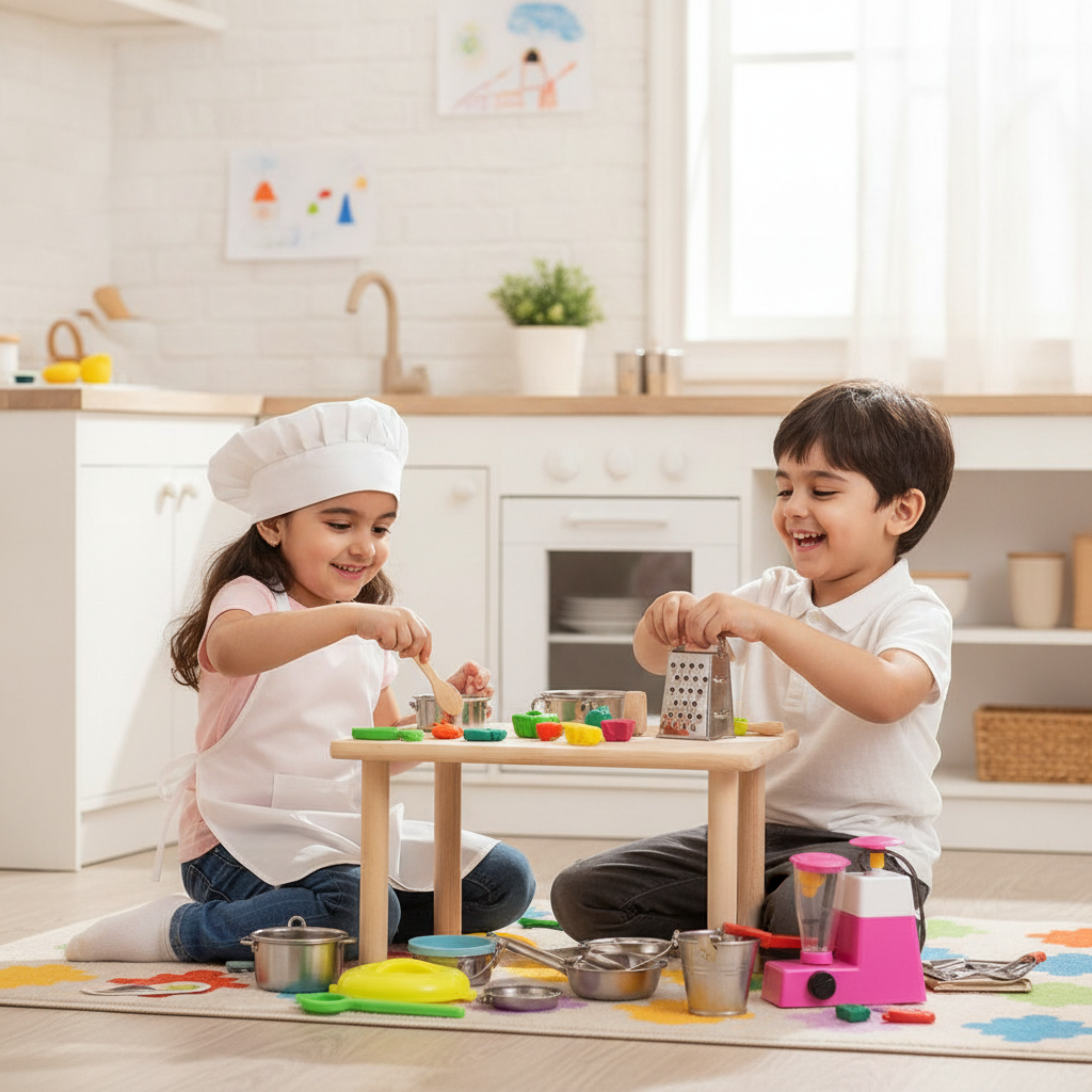 Kitchen Set MTW 101 PVC Pack – Toy Cooking Play Set