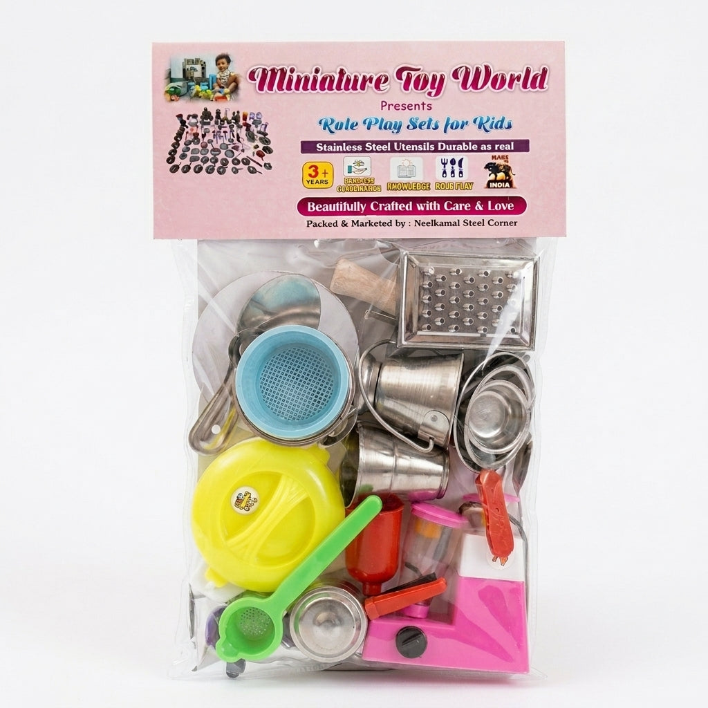 Kitchen Set MTW 101 PVC Pack – Toy Cooking Play Set