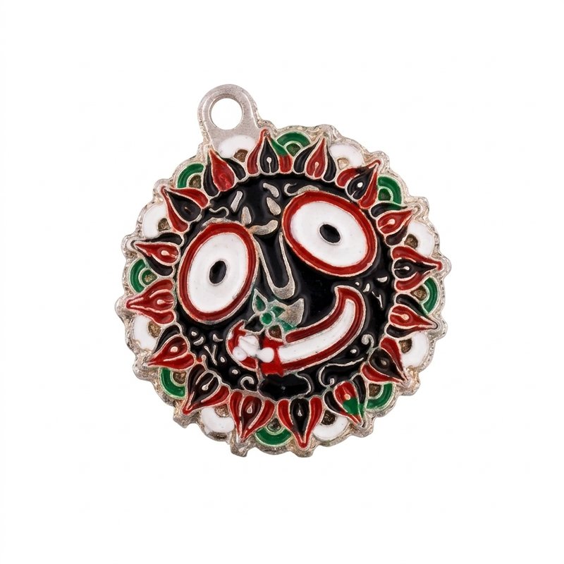 Jagannath Mahaprabhu - Leaf Pendant