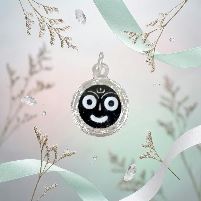 Mini Round Jagannath Mahaprabhu Locket