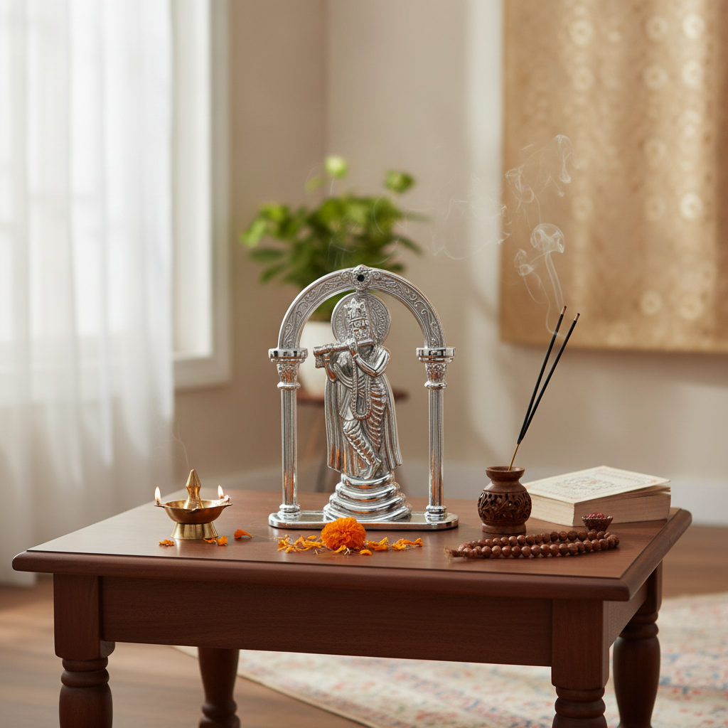 God Stand  - Car Dashboard - Standing Krishna