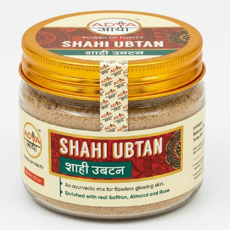 Adya Shahi Traditional Ubtan – 100g Glow-Enhancing Natural Herbal Skin Cleanser