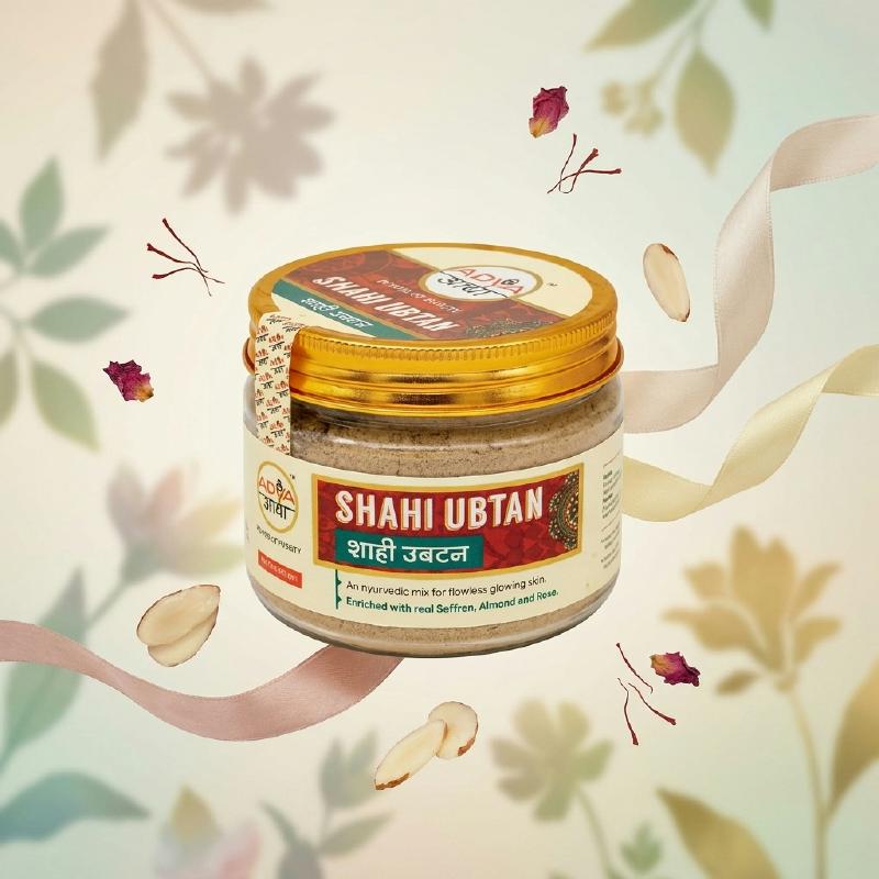 Adya Shahi Traditional Ubtan – 100g Glow-Enhancing Natural Herbal Skin Cleanser