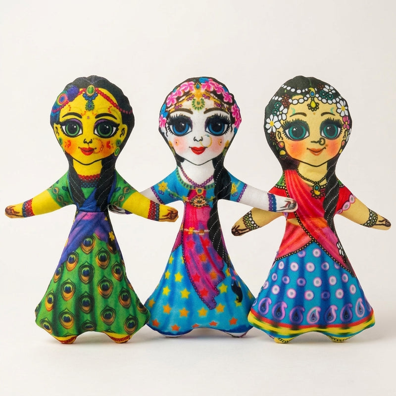 Soft Toy -  Radha with Sakhi