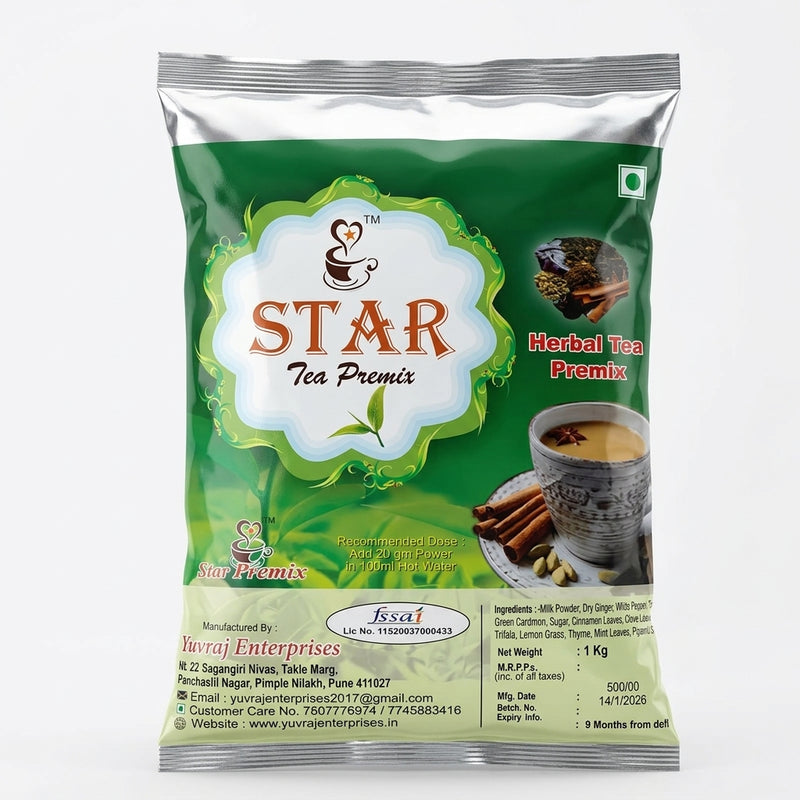 Star Premix Herbal Tea: Wellness Drink Mix ( 1 KG )
