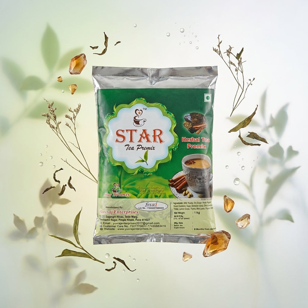 Star Premix Herbal Tea: Wellness Drink Mix ( 1 KG )