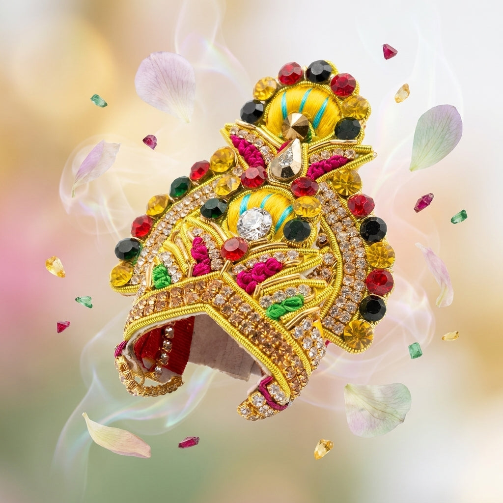 Stone Mridanga for Deity and Temple Decor