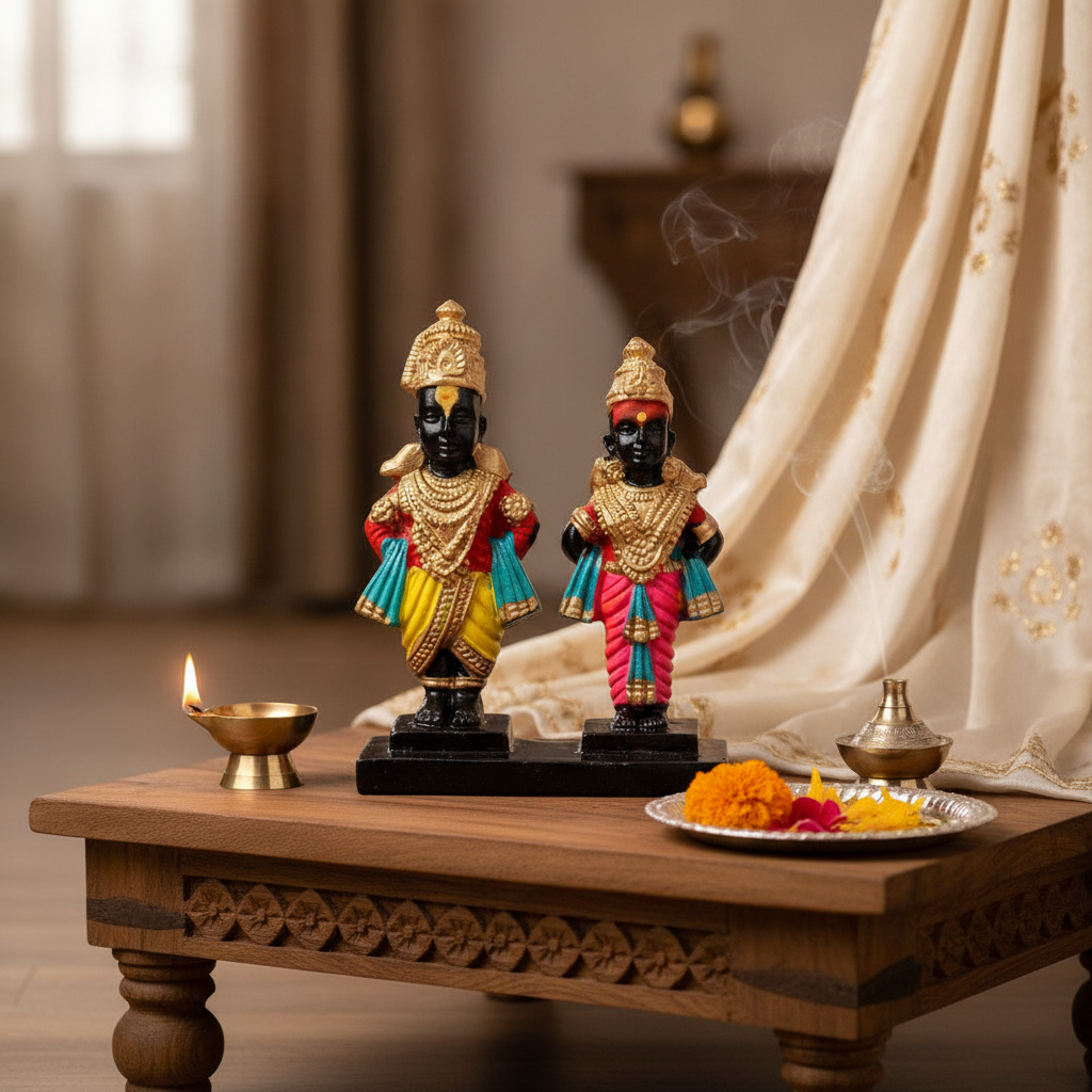 Vitthal Rukmini Poly Fiber - (3 inch )
