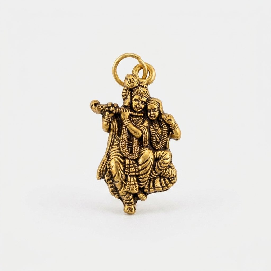 Locket Radha Krishna Medium