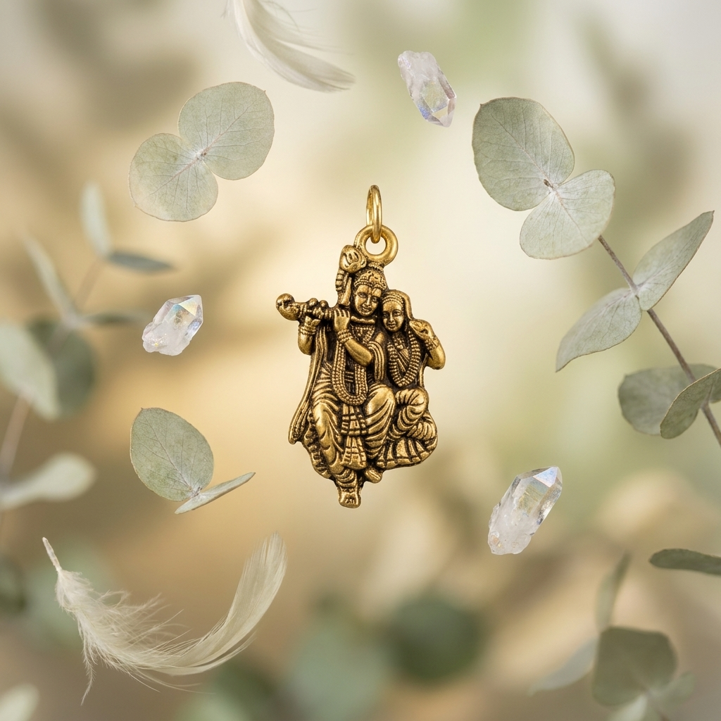Locket Radha Krishna Medium