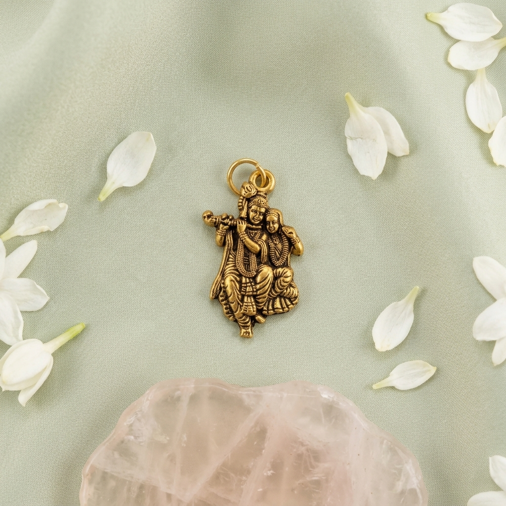 Locket Radha Krishna Medium