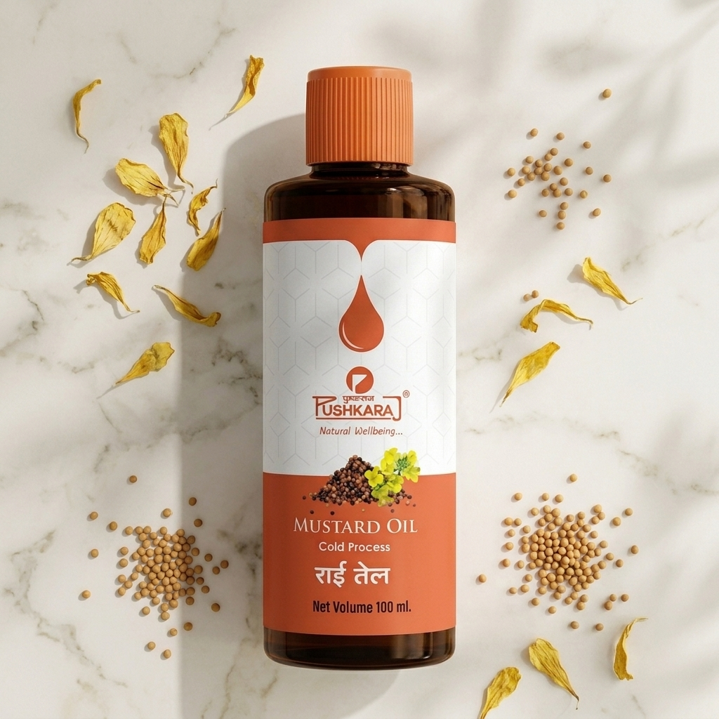 Pushkaraj-Mustard Oil/Rai Tel (100 ML)