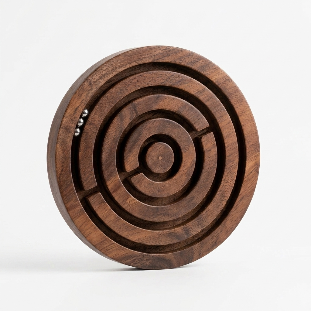 Wooden Goli Game - Diameter - ( 5 inch )