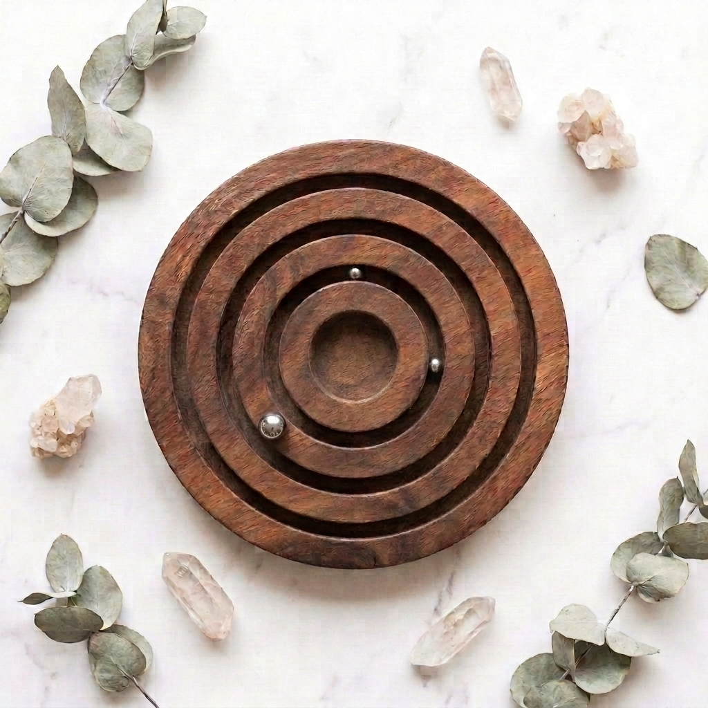 Wooden Goli Game - Diameter - ( 5 inch )