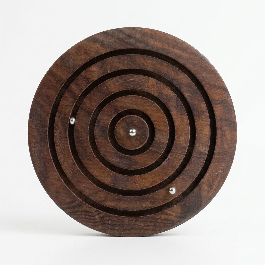 Wooden Goli Game - Diameter -  ( 4 inch )
