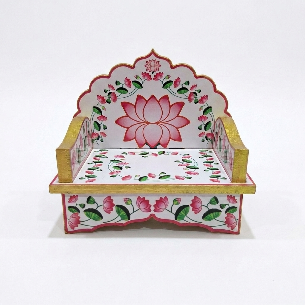 Simhasan Printed Kamal Peacock