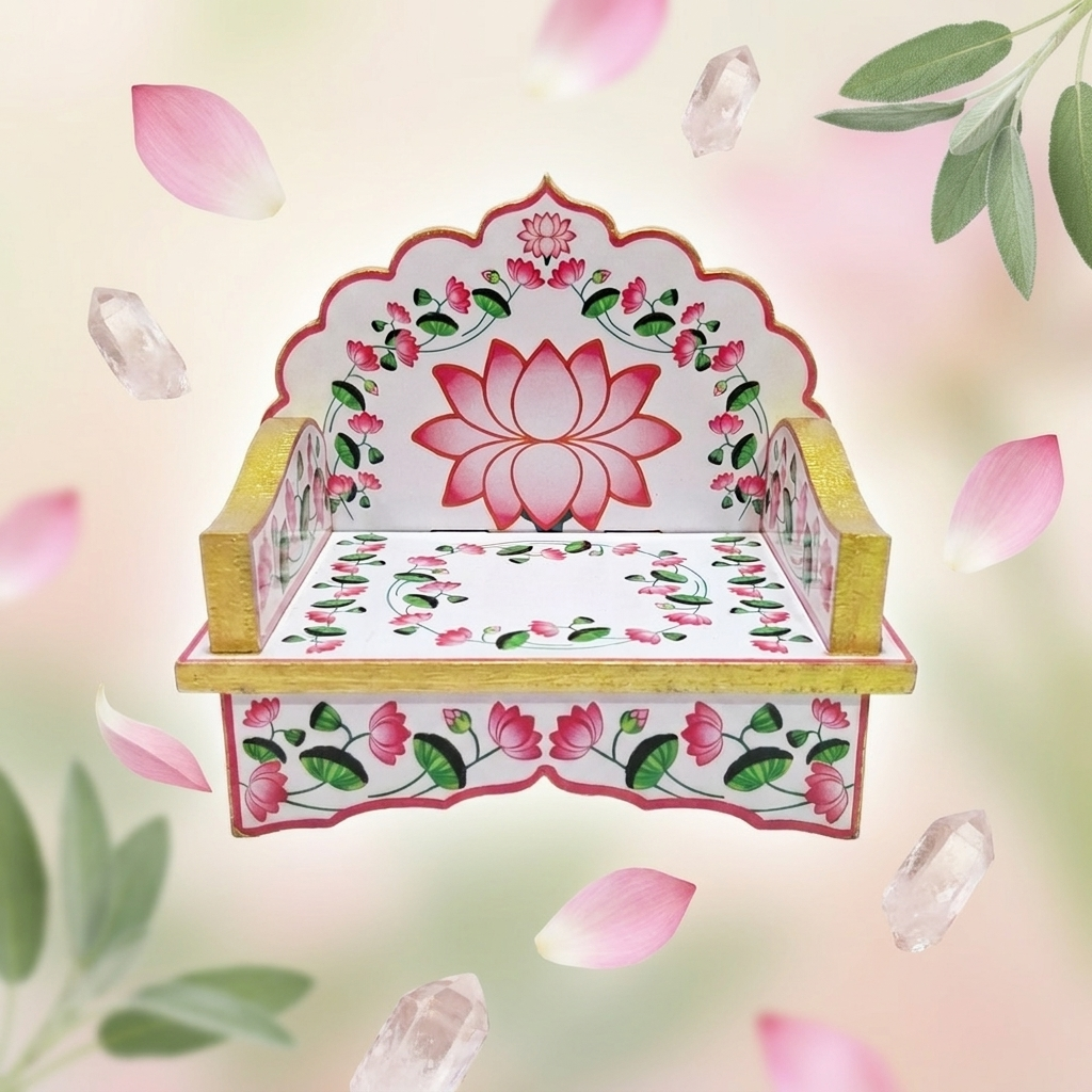 Simhasan Printed Kamal Peacock